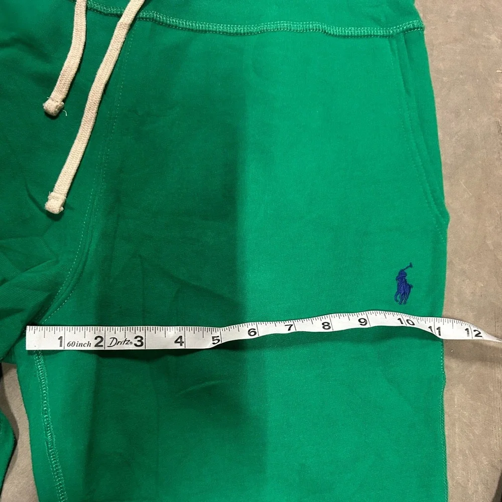 Polo Ralph Lauren Mens Green Fleece Sweat Shorts
